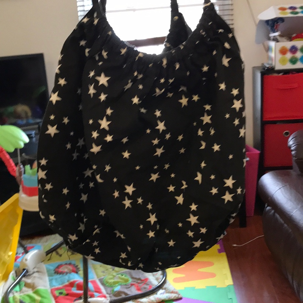 Hobo bag with stars